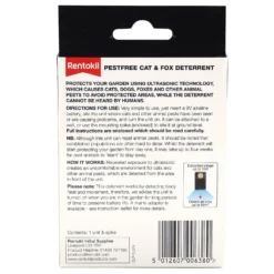 Rentokil Pestfree Cat And Fox Deterrent -10m Range -Elise Bloom 12804027 2585044390762011
