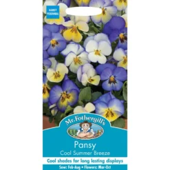 Mr. Fothergill's Pansy Cool Summer Breeze Seeds