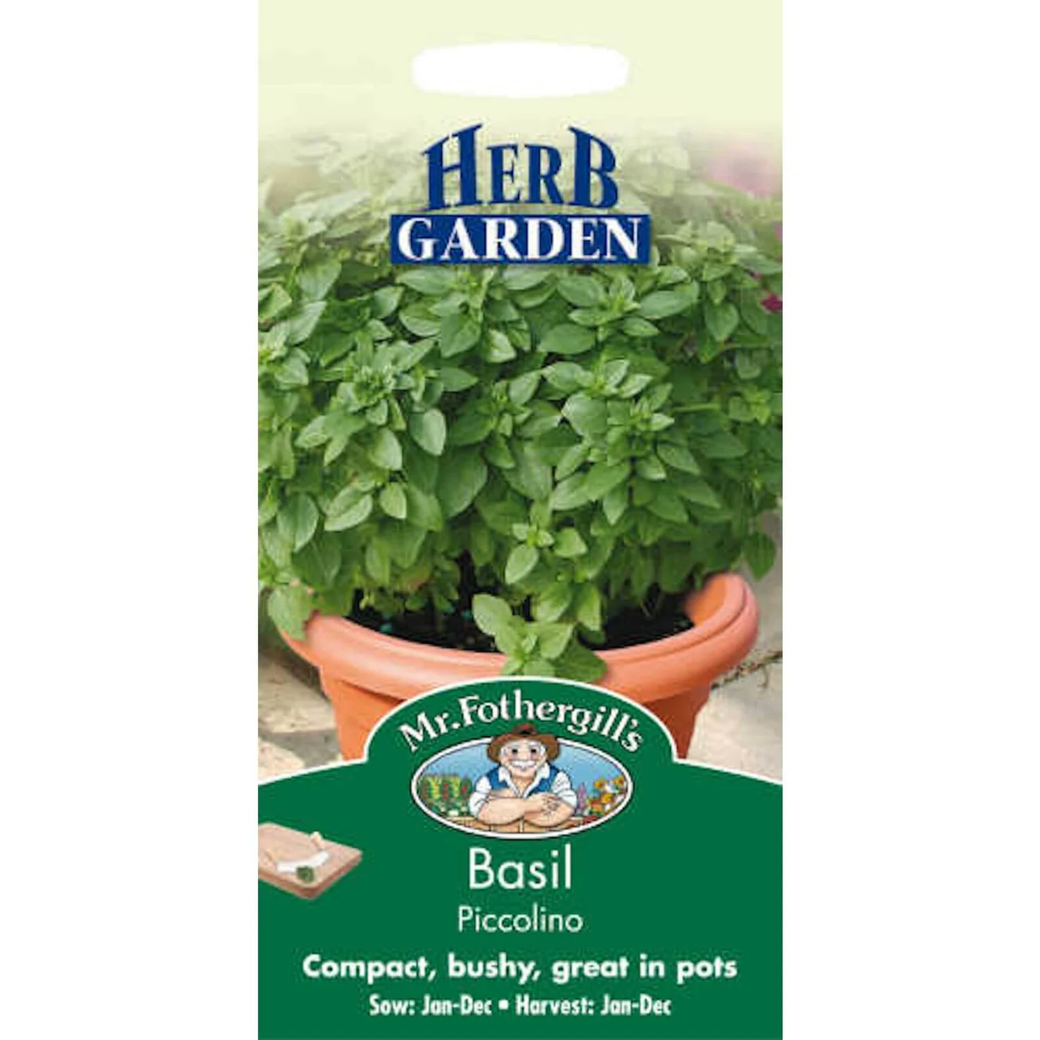 Mr. Fothergill's Basil Piccolino Seeds 3 Mr. Fothergill's Basil Piccolino Seeds