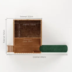 Mercia Honeysuckle Playhouse With Tower And Slide -Elise Bloom 12806775 1904949338447869