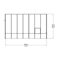 Palram 8 X 14ft Clear Canopia Sun Room 13 Palram 8 X 14ft Clear Canopia Sun Room -Elise Bloom 12806783 6344833198919041