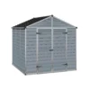 8x8ft Palram SkyLight Dark Grey Apex Shed 2 8x8ft Palram SkyLight Dark Grey Apex Shed -Elise Bloom 12806784 3584831962230676