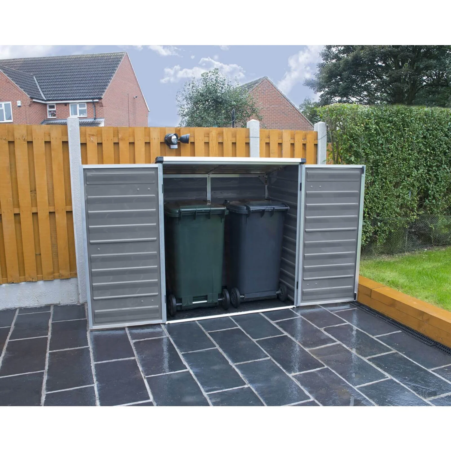 Palram - Canopia Voyager Pent Shed - Dark Grey 9 Palram - Canopia Voyager Pent Shed - Dark Grey - Image 7