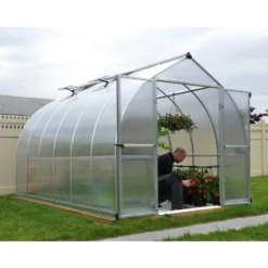 Palram 8 X 12ft Canopia Bella Greenhouse - Silver 15 Palram 8 X 12ft Canopia Bella Greenhouse - Silver -Elise Bloom 12806866 1214833196633782
