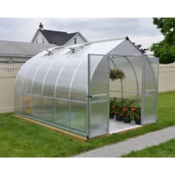 Palram 8 X 12ft Canopia Bella Greenhouse - Silver 14 Palram 8 X 12ft Canopia Bella Greenhouse - Silver -Elise Bloom 12806866 1534833196712898