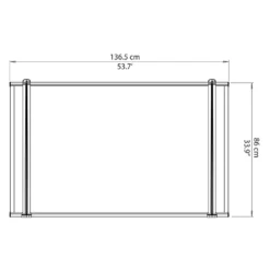 Palram - Canopia Canopy Neo 1350 Grey Twinwall 15 Palram - Canopia Canopy Neo 1350 Grey Twinwall -Elise Bloom 12807312 1254833218227989