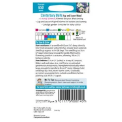 Mr. Fothergill's Canterbury Bells Cup & Saucer Mixed Seeds -Elise Bloom 12807886 2084833195231870