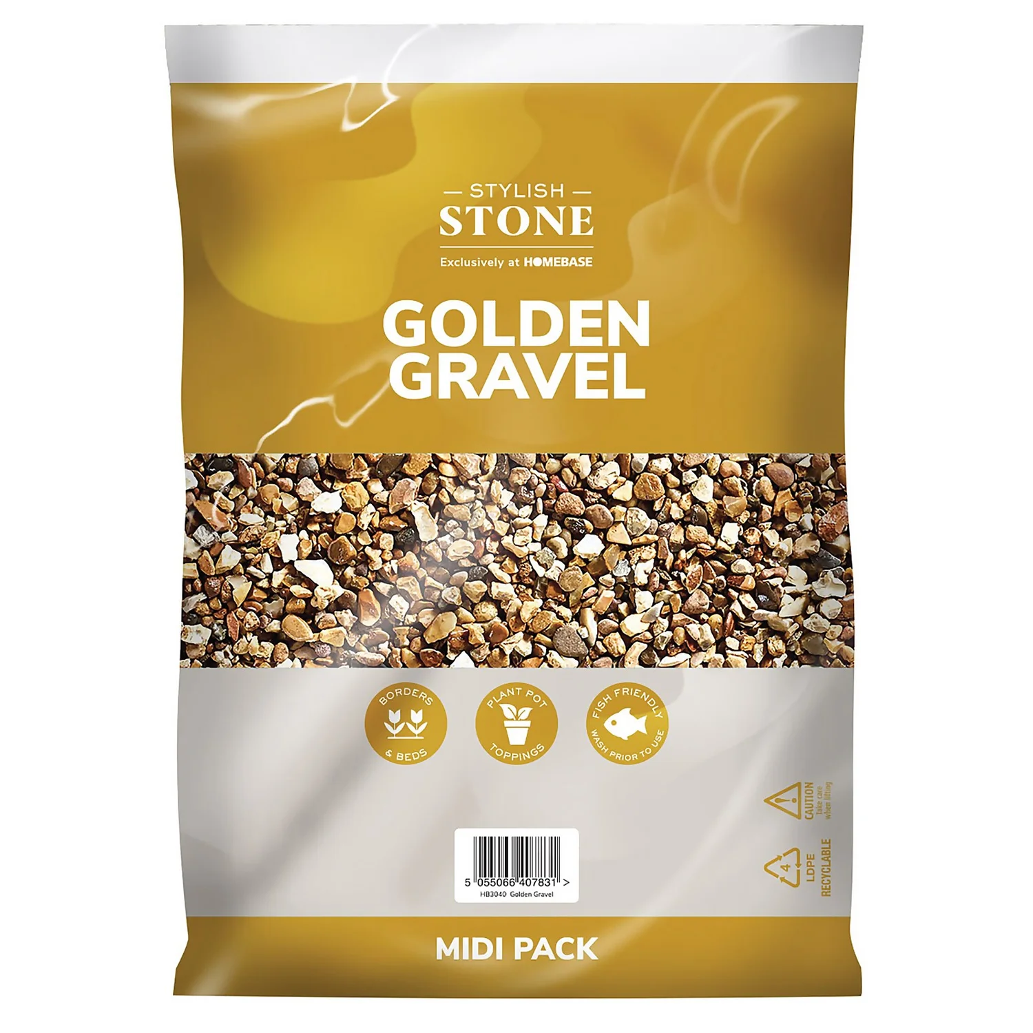 Stylish Stone Golden Gravel - Midi Pack - 9kg 5 Stylish Stone Golden Gravel - Midi Pack - 9kg - Image 3