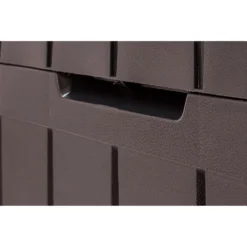 Keter Marvel Plus Outdoor Garden Storage Box 270L - Brown -Elise Bloom 12808515 1104900072087896