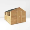 Mercia 12 X 8ft Overlap Double Door Apex Shed -Elise Bloom 12809174 1865036363896152