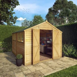 Mercia 10 X 8ft Overlap Double Door Apex Shed 13 Mercia 10 X 8ft Overlap Double Door Apex Shed -Elise Bloom 12809177 1605033314237122