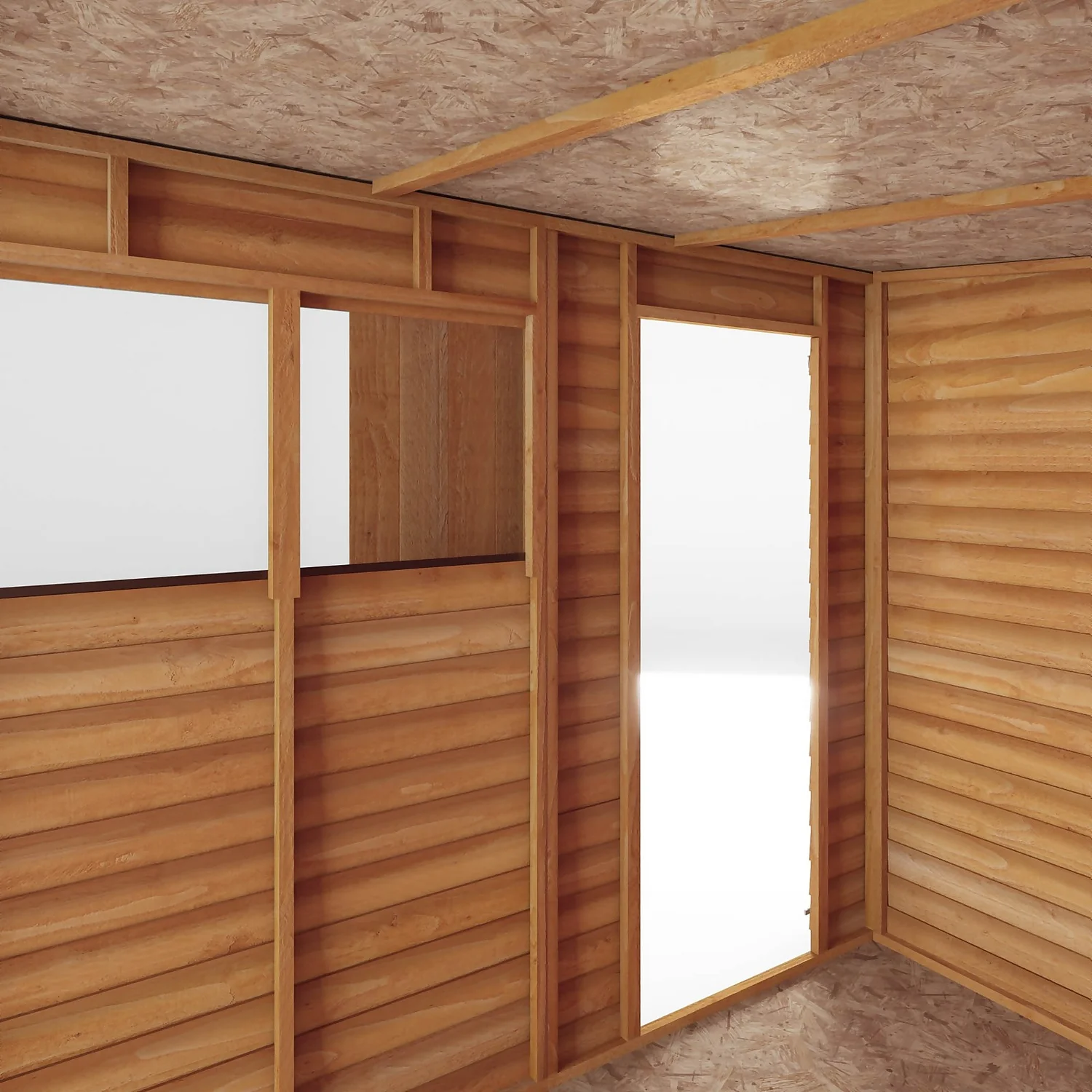 Mercia 8 X 6ft Overlap Pent Shed 6 Mercia 8 X 6ft Overlap Pent Shed - Image 4