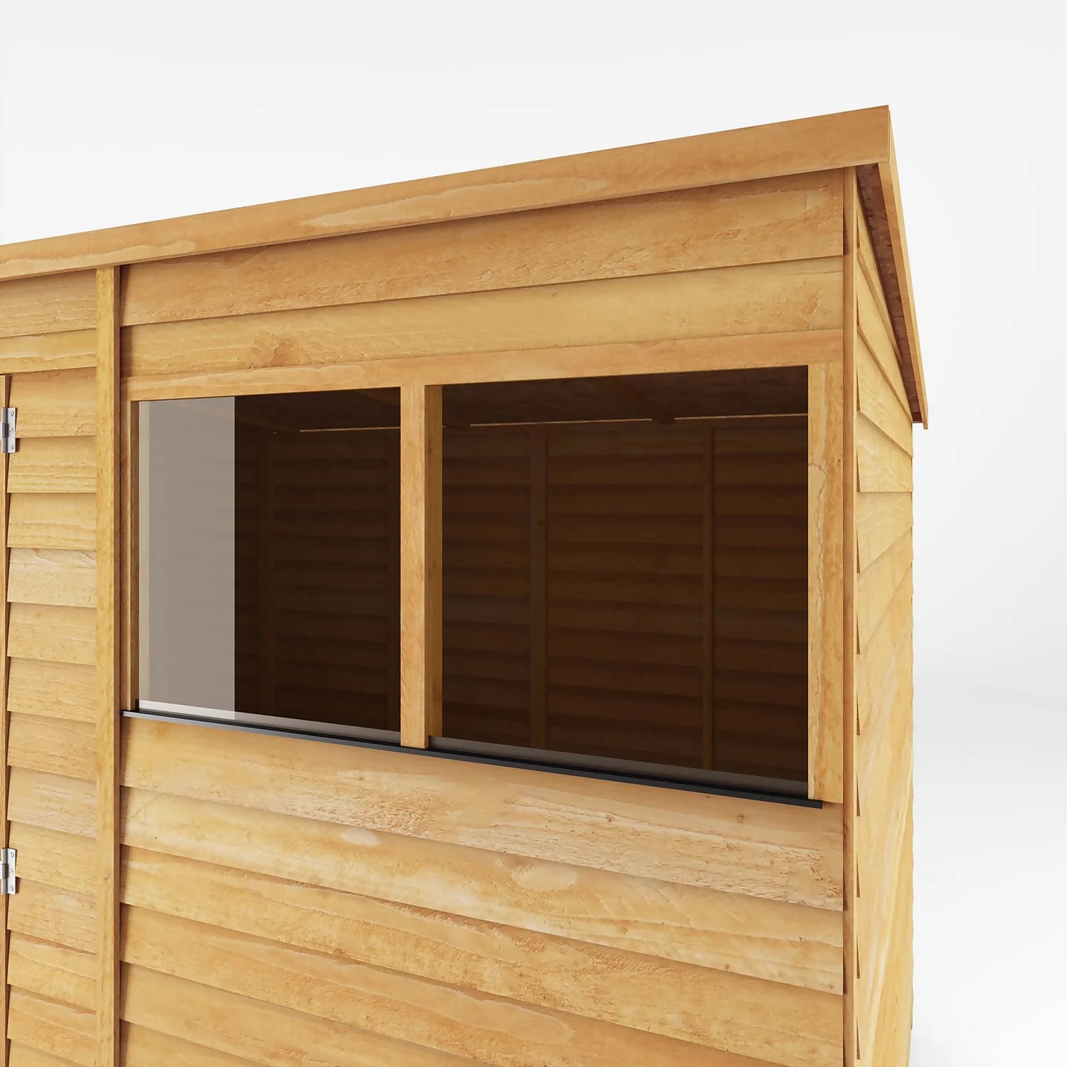 Mercia 10 X 6ft Overlap Pent Shed 7 Mercia 10 X 6ft Overlap Pent Shed - Image 5