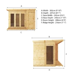 Mercia 10 X 8ft Garden Room With Side Shed 21 Mercia 10 X 8ft Garden Room With Side Shed -Elise Bloom 12809386 8224983778843860