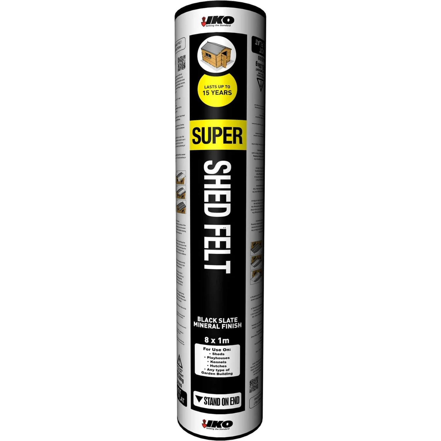 IKO Super Shed Felt Black - 8m 3 IKO Super Shed Felt Black - 8m