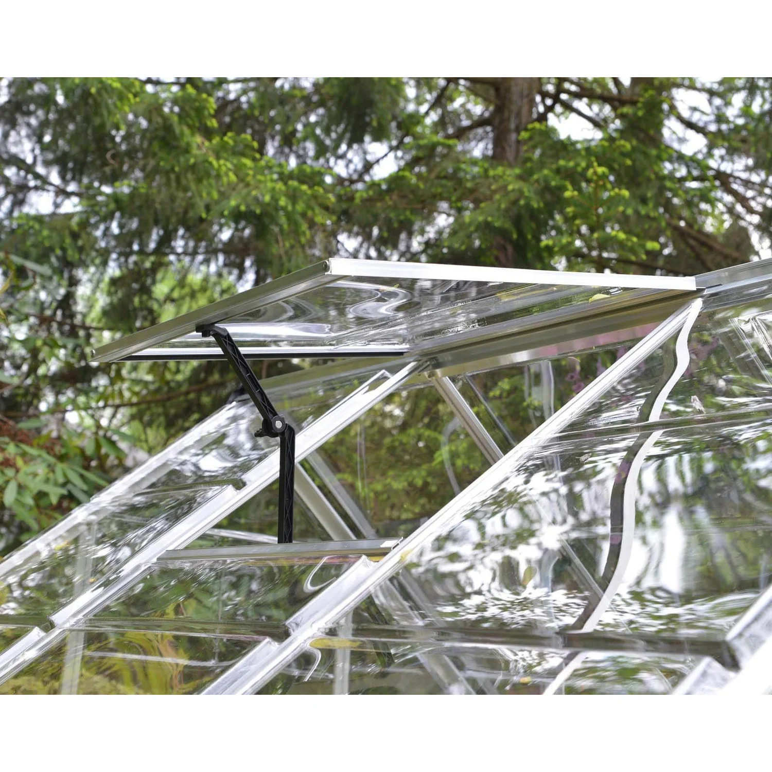 Palram 6 X 4ft Canopia Harmony Greenhouse - Silver 8 Palram 6 X 4ft Canopia Harmony Greenhouse - Silver - Image 6