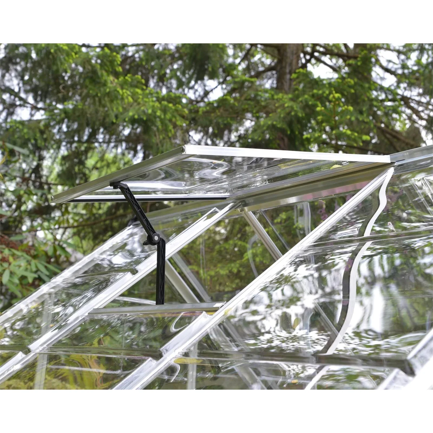 Palram 6 X 8ft Canopia Harmony Greenhouse - Silver 9 Palram 6 X 8ft Canopia Harmony Greenhouse - Silver - Image 7