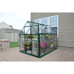 Palram 6 X 8ft Canopia Harmony Greenhouse - Green 15 Palram 6 X 8ft Canopia Harmony Greenhouse - Green -Elise Bloom 12810587 6764833169905408