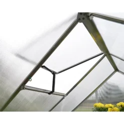 Palram 6 X 8ft Canopia Mythos Greenhouse - Silver 19 Palram 6 X 8ft Canopia Mythos Greenhouse - Silver -Elise Bloom 12810591 2754833169469004