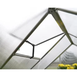Palram 6 X 4ft Canopia Mythos Greenhouse - Silver 14 Palram 6 X 4ft Canopia Mythos Greenhouse - Silver -Elise Bloom 12810598 1404856744880768