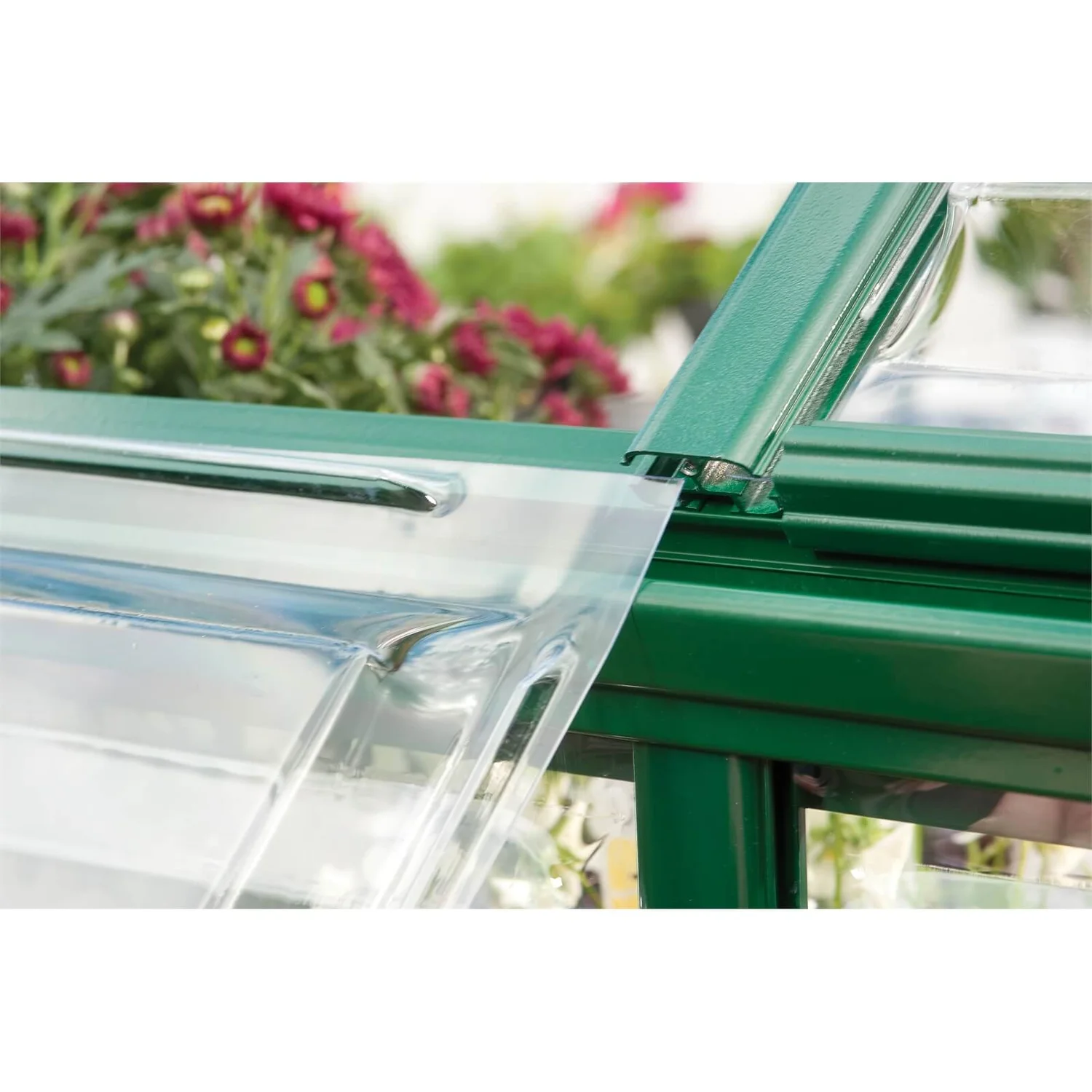 Palram 6 X 10ft Canopia Harmony Greenhouse - Green 7 Palram 6 X 10ft Canopia Harmony Greenhouse - Green - Image 5