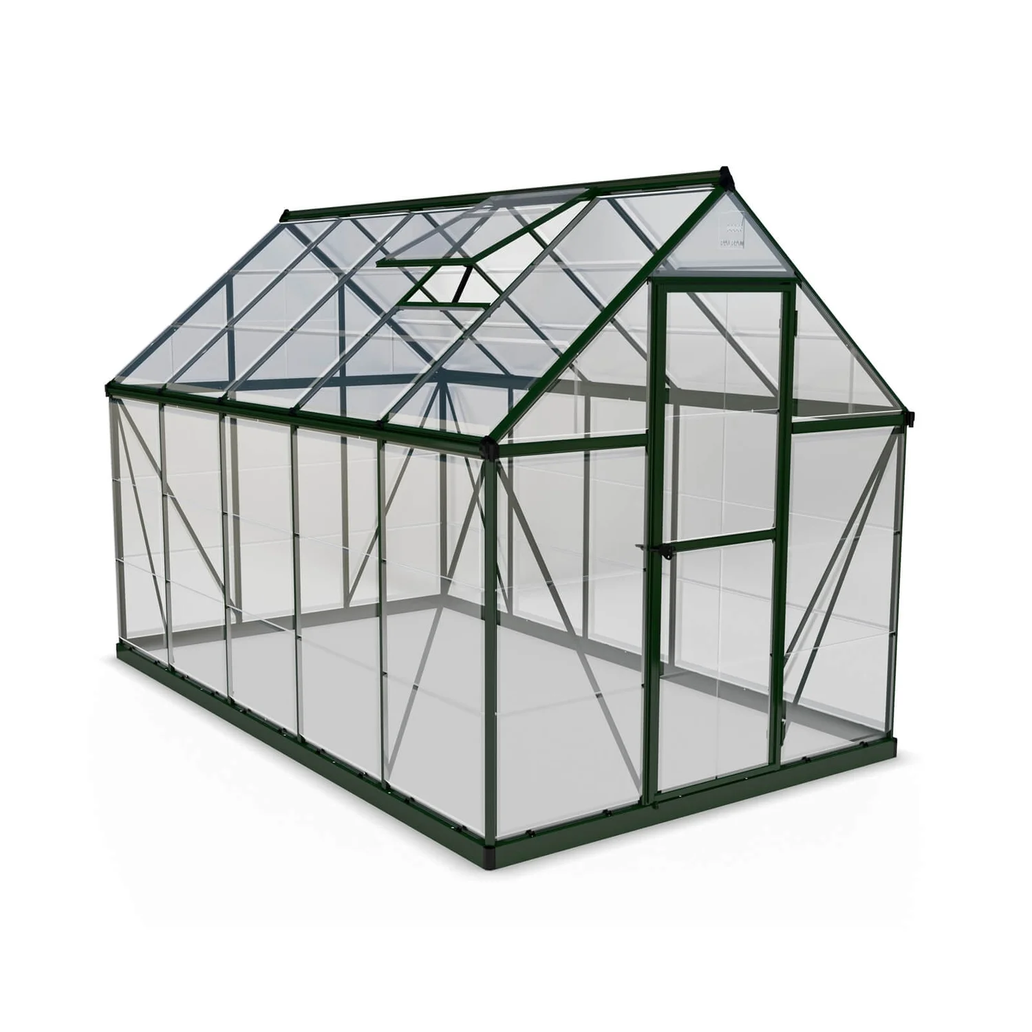 Palram 6 X 10ft Canopia Harmony Greenhouse - Green 5 Palram 6 X 10ft Canopia Harmony Greenhouse - Green - Image 3