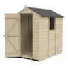 Forest Overlap 6 X 4ft Pressure Treated Apex Shed -Elise Bloom 12810807 1944831884570210