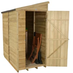 6x3ft Forest Overlap Pent Wooden Shed 14 6x3ft Forest Overlap Pent Wooden Shed -Elise Bloom 12810808 1004833197224320