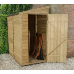6x3ft Forest Overlap Pent Wooden Shed 21 6x3ft Forest Overlap Pent Wooden Shed -Elise Bloom 12810808 1144833197651700
