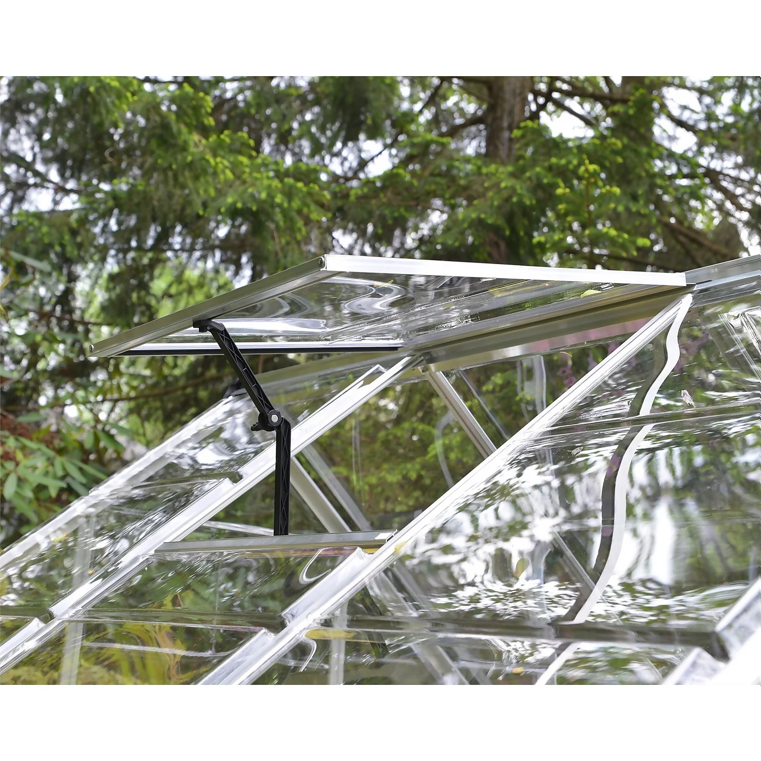Palram 6 X 10ft Canopia Harmony Greenhouse - Silver 8 Palram 6 X 10ft Canopia Harmony Greenhouse - Silver - Image 6