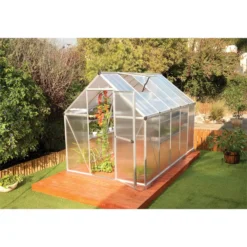 Palram 6 X 10ft Canopia Mythos Greenhouse - Silver -Elise Bloom 12810855 1744833196062732