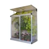 Palram - Canopia Lean To Grow House 4X2 Silver Clear -Elise Bloom 12810857 1954831945402629