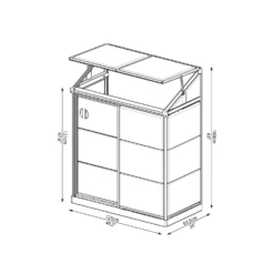 Palram - Canopia Lean To Grow House 4X2 Silver Clear 21 Palram - Canopia Lean To Grow House 4X2 Silver Clear -Elise Bloom 12810857 8314833199899978