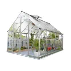 Palram 8 X 12ft Canopia Balance Greenhouse - Silver -Elise Bloom 12810858 1964833199578957