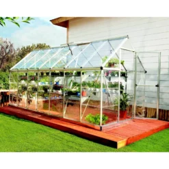 Palram 6 X 14ft Canopia Harmony Greenhouse - Silver -Elise Bloom 12810860 1274833197875950