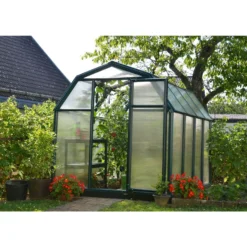Palram 6 X 8ft Canopia Eco Grow Greenhouse - Green 15 Palram 6 X 8ft Canopia Eco Grow Greenhouse - Green -Elise Bloom 12810861 1494833198561438