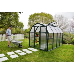 Palram 6 X 8ft Canopia Eco Grow Greenhouse - Green 18 Palram 6 X 8ft Canopia Eco Grow Greenhouse - Green -Elise Bloom 12810861 2034833198695610