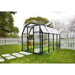 Palram 6 X 8ft Canopia Eco Grow Greenhouse - Green 17 Palram 6 X 8ft Canopia Eco Grow Greenhouse - Green -Elise Bloom 12810861 8934833198442485