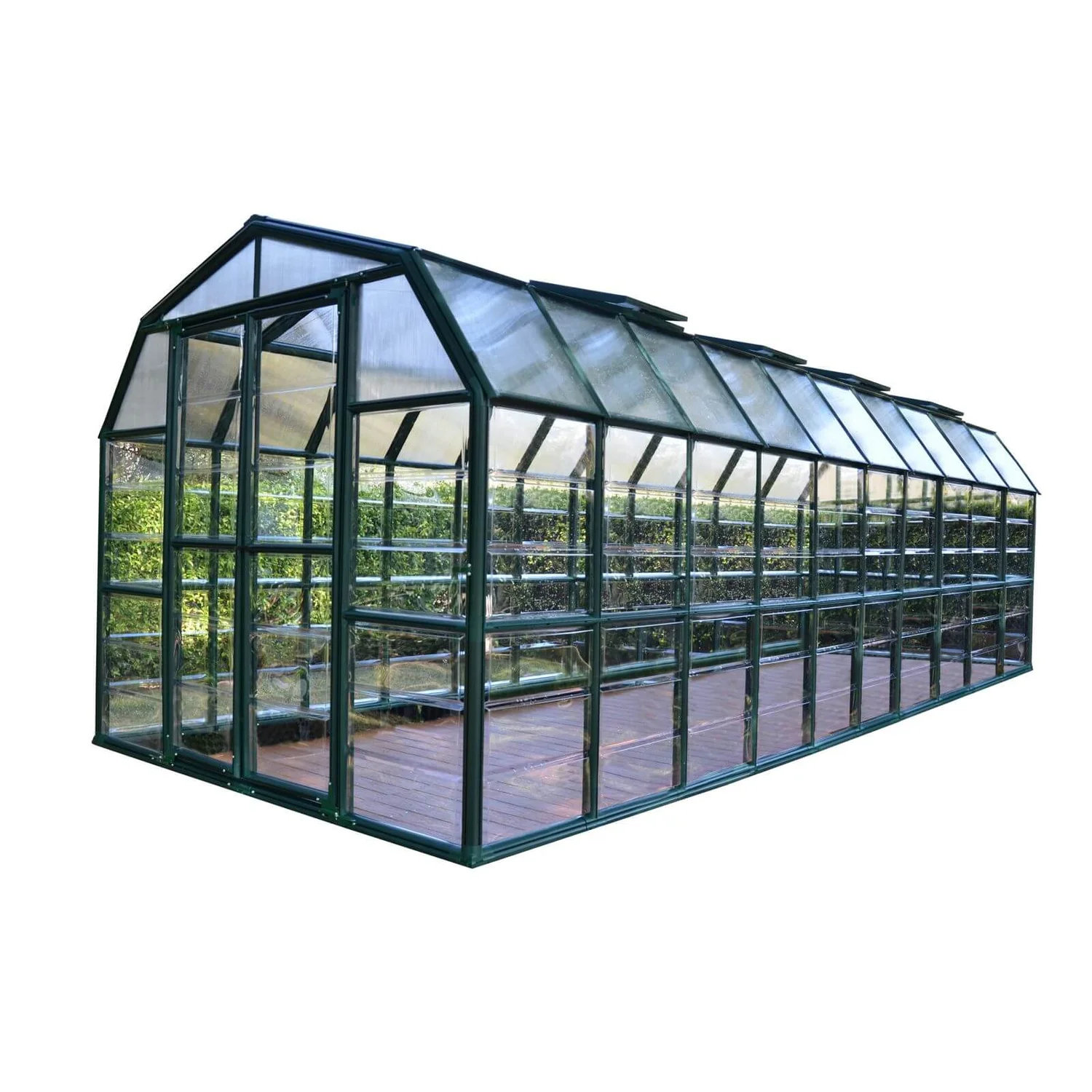 Palram 8 X 20ft Canopia Grand Gardener Greenhouse - Green 3 Palram 8 X 20ft Canopia Grand Gardener Greenhouse - Green
