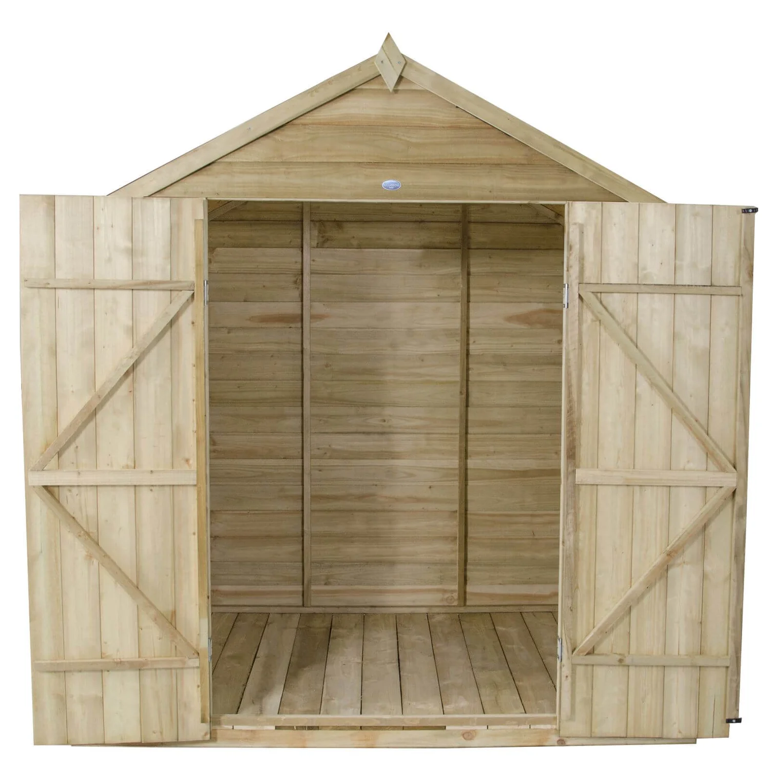 7x5ft Forest Natural Timber Overlap Pent Pressure Treated Wooden Shed 8 7x5ft Forest Natural Timber Overlap Pent Pressure Treated Wooden Shed - Image 6