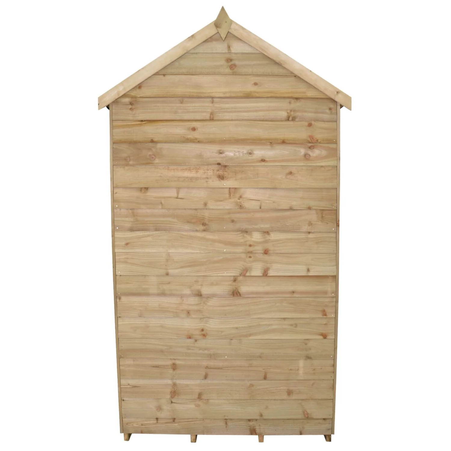 6x4ft Forest Natural Timber Overlap Reverse Apex Wooden Shed 9 6x4ft Forest Natural Timber Overlap Reverse Apex Wooden Shed - Image 7