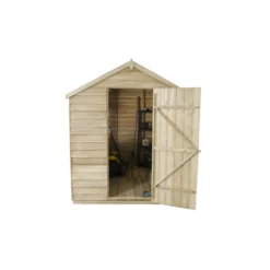 8x6ft Forest Natural Timber Overlap Apex Pressure Treated Wooden Shed 15 8x6ft Forest Natural Timber Overlap Apex Pressure Treated Wooden Shed -Elise Bloom 12810904 2044845600308118
