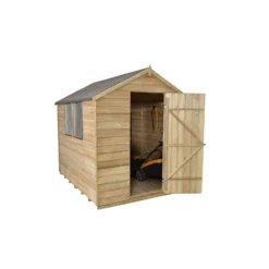 8x6ft Forest Natural Timber Overlap Apex Pressure Treated Wooden Shed 13 8x6ft Forest Natural Timber Overlap Apex Pressure Treated Wooden Shed -Elise Bloom 12810904 6154845600241902