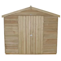 8x12ft Forest Natural Timber Overlap Apex Wooden Workshop -Elise Bloom 12810929 1454833199244508