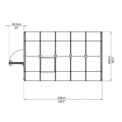 Palram 6 X 10ft Canopia Eco Grow Greenhouse - Green 16 Palram 6 X 10ft Canopia Eco Grow Greenhouse - Green -Elise Bloom 12810957 5154833194805552