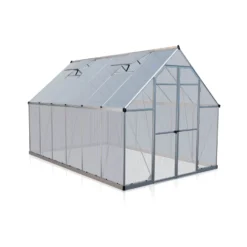 Palram 8 X 12ft Canopia Essence Greenhouse - Silver 15 Palram 8 X 12ft Canopia Essence Greenhouse - Silver -Elise Bloom 12810970 1234833196494225