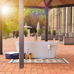 Palram - Canopia Monaco Hexagonal Garden Gazebo Grey 15 Palram - Canopia Monaco Hexagonal Garden Gazebo Grey -Elise Bloom 12810973 6594924172899470