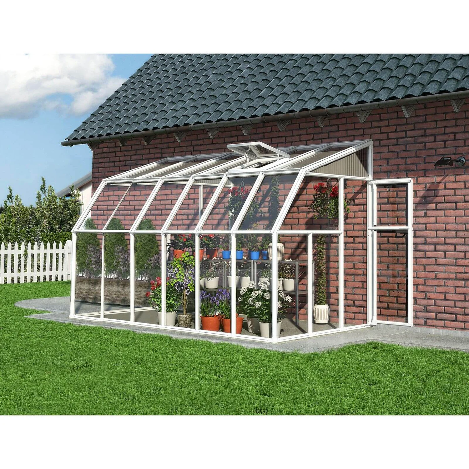 Palram 6 X 12ft Clear Canopia Sun Room 4 Palram 6 X 12ft Clear Canopia Sun Room - Image 2