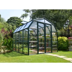 Palram 8 X 8ft Canopia Grand Gardener Greenhouse - Green 14 Palram 8 X 8ft Canopia Grand Gardener Greenhouse - Green -Elise Bloom 12810982 1684833199784232