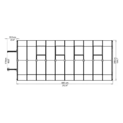 Palram 8 X 20ft Canopia Hobby Gardener Greenhouse - Green 14 Palram 8 X 20ft Canopia Hobby Gardener Greenhouse - Green -Elise Bloom 12811079 2154833197846172
